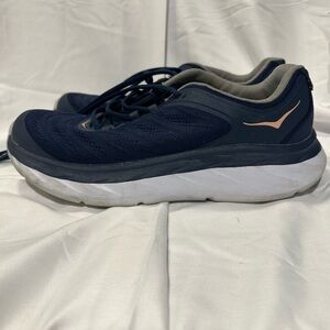 Hoka Navy and White Athletic Shoes